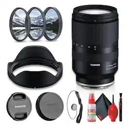 Bundle - Tamron - 17-70mm f/2.8 Di III-A VC RXD Lens for Sony E - Black