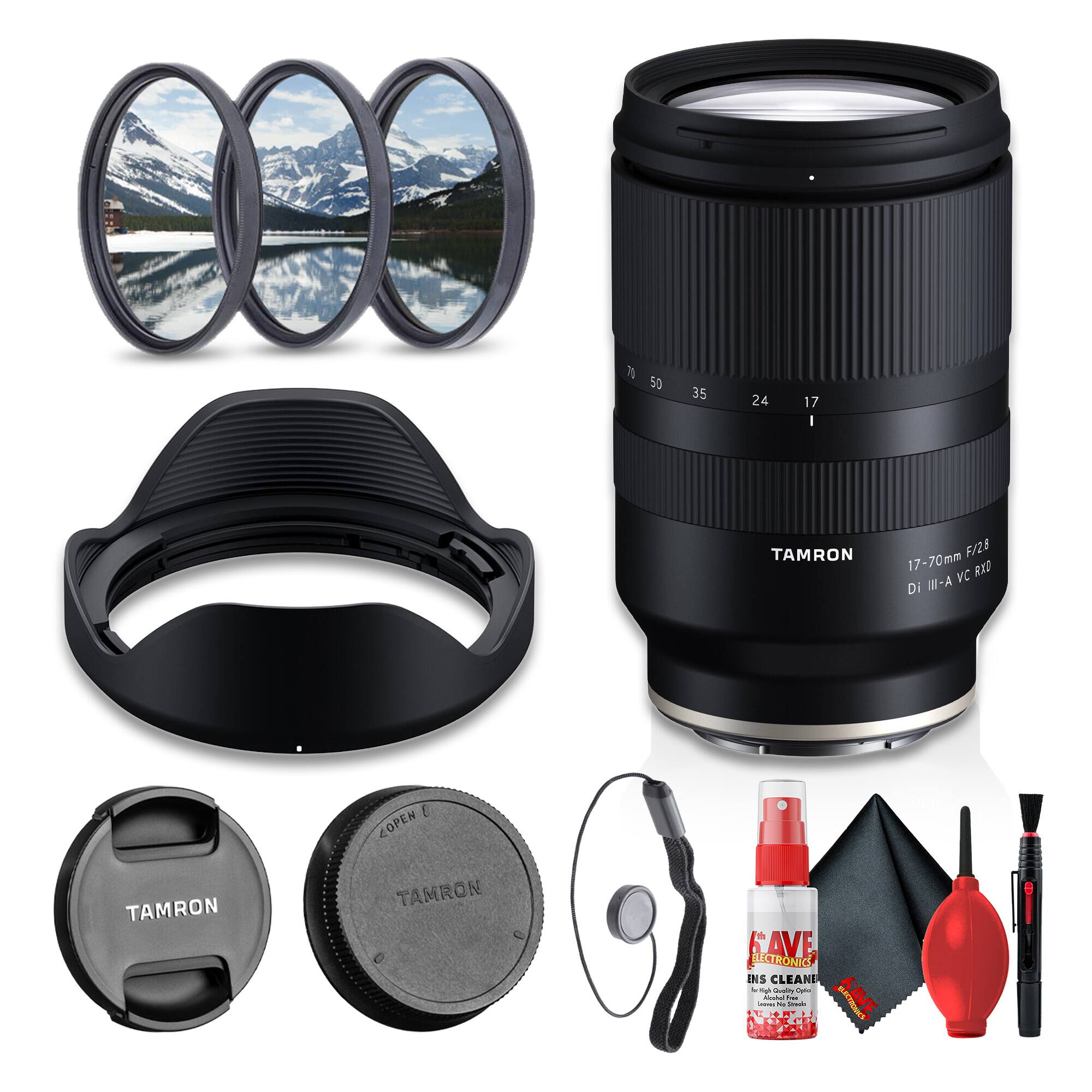 50 35 24 17  
TAMRON  
F/2.8  
17-70mm  
RXO  
IW-A  
Di  
COPEN  
TAMRON  
TAMRON  
SAVE  
ELECTRONICS  
INS  
CLEANE