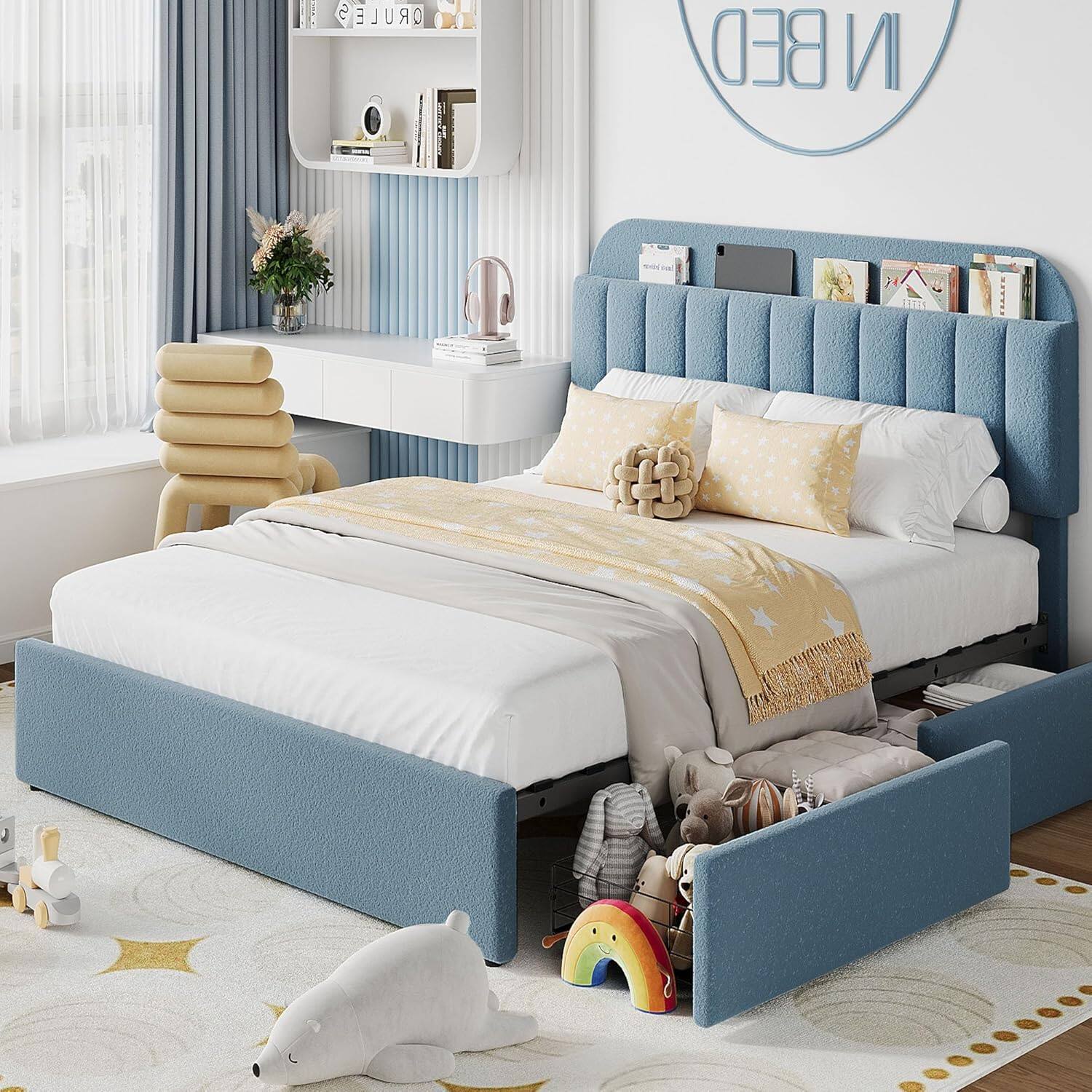 Sure, here is the corrected text:

- "IN BED"
- "ORANGE"
- "1115 NEVER"