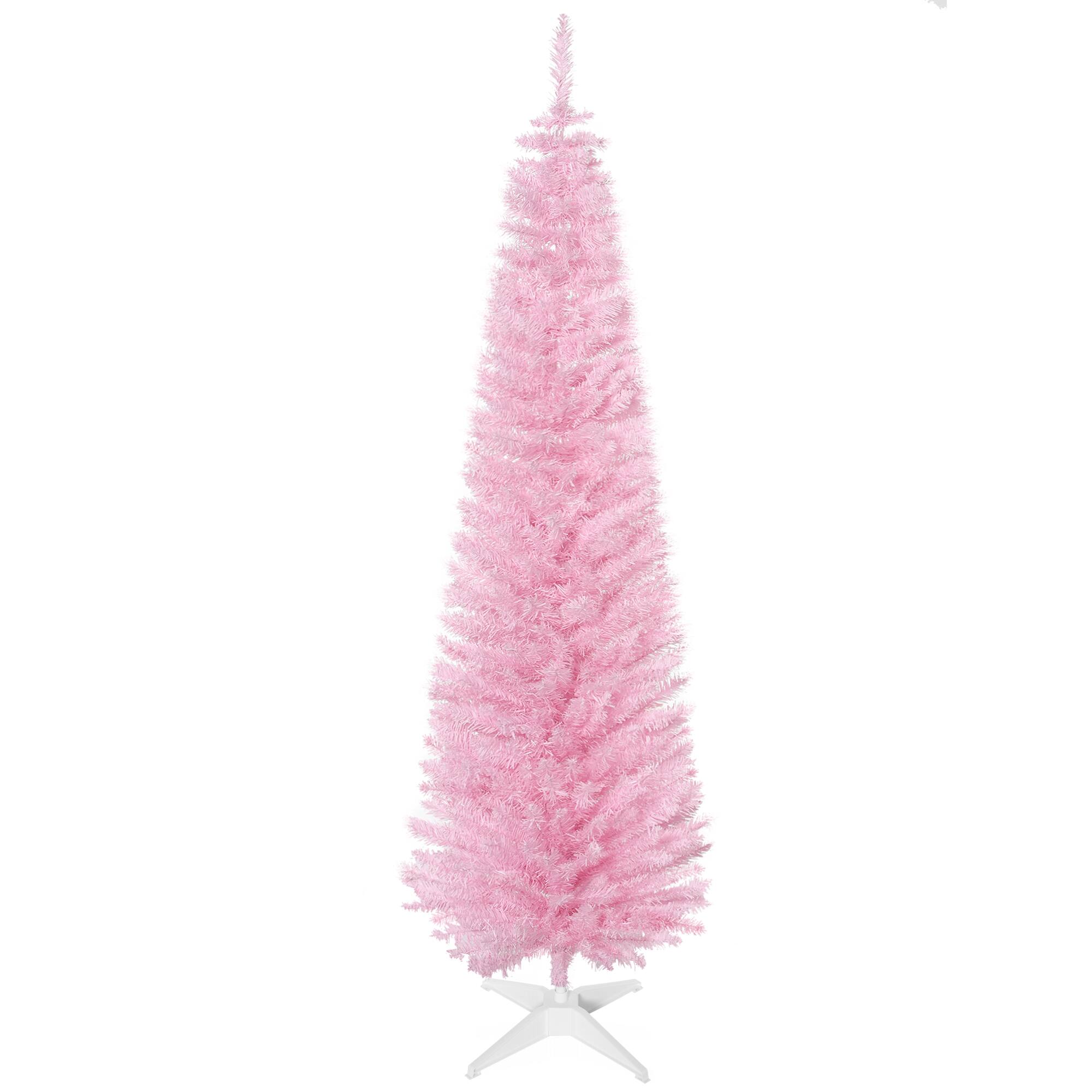 Homcom - Artificial Pencil Christmas Tree - Pink