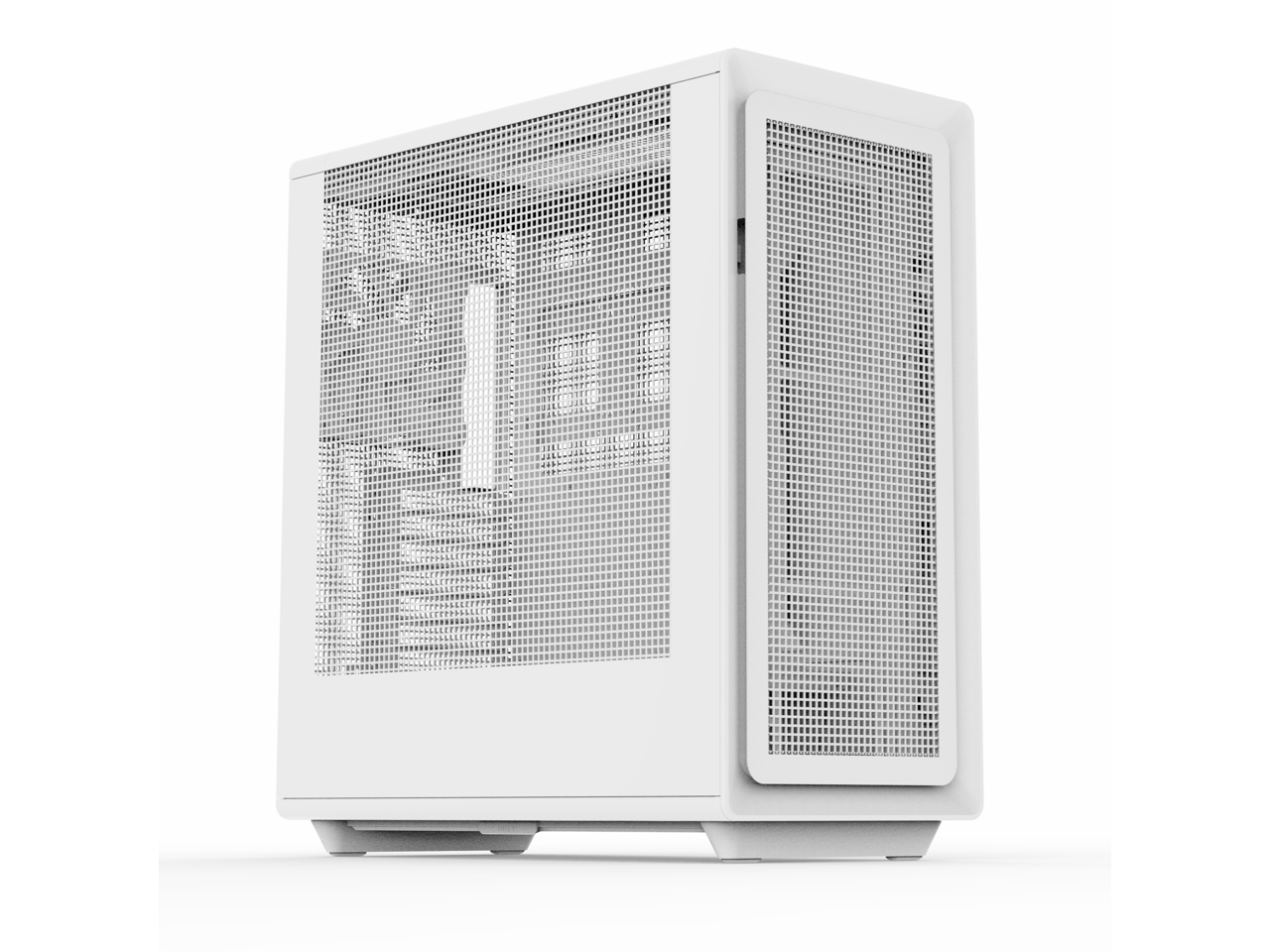 Rosewill - Helium Air Mid Tower E-ATX Gaming Case, Mesh, Tool-less, Airflow, USB 3.1, 1x 140mm Fan, White - White