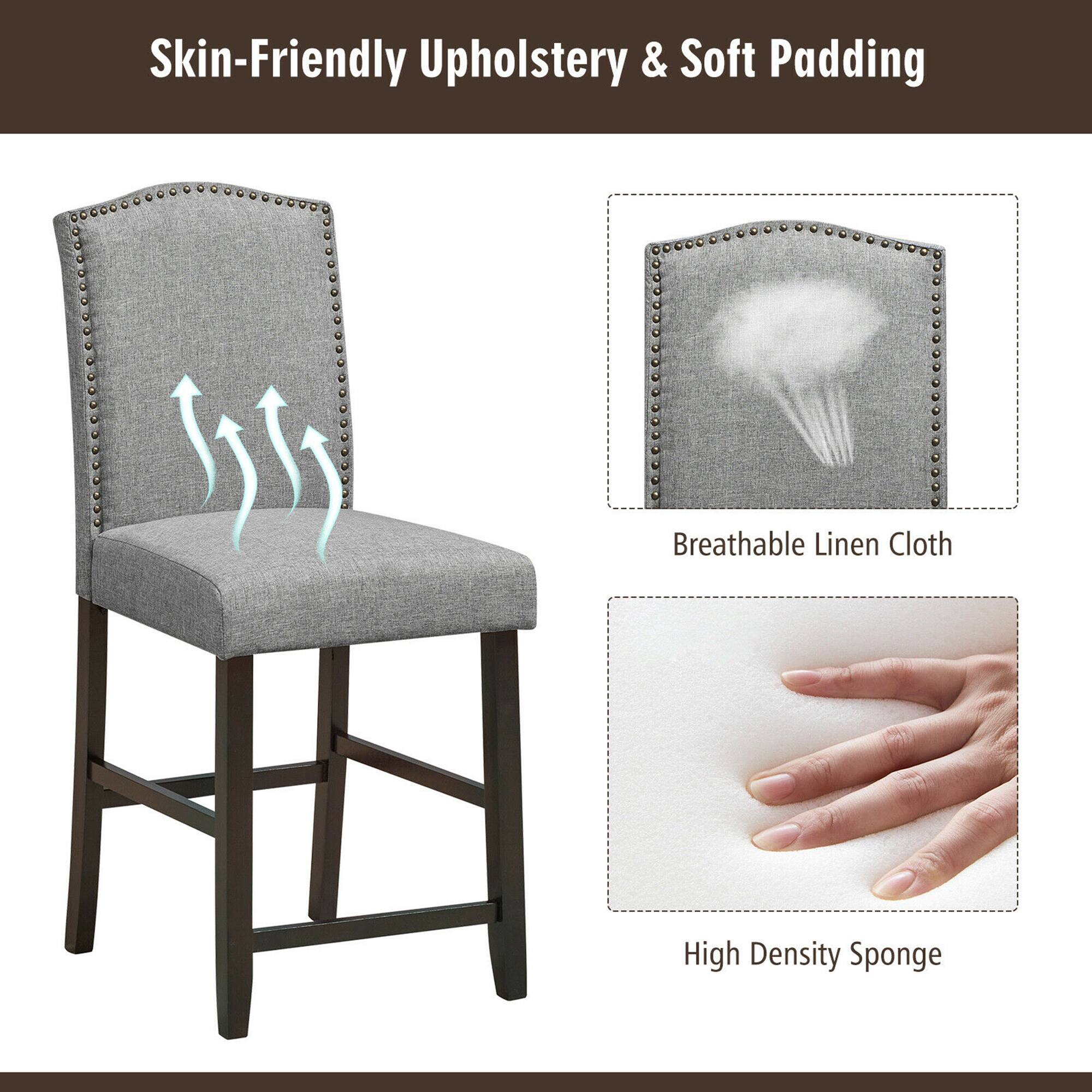 Skin-Friendly Upholstery & Soft Padding
Breathable Linen Cloth
High Density Sponge