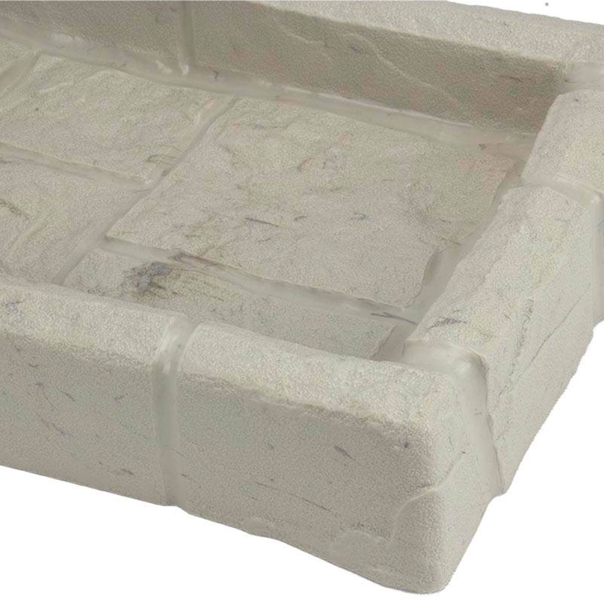 Alt View 4. Suncast - Suncast SB24 Decorative Rain Gutter Downspout Splash Block, 10 Pack, Light Taupe.
