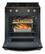 Alt View 1. Whirlpool - 30 in. Wide 4 burners 5.0 cu. ft. Smart Freestanding Slide-In Gas Range with Air Cooking Technology and Steam Clean - Black-on-Stainless.