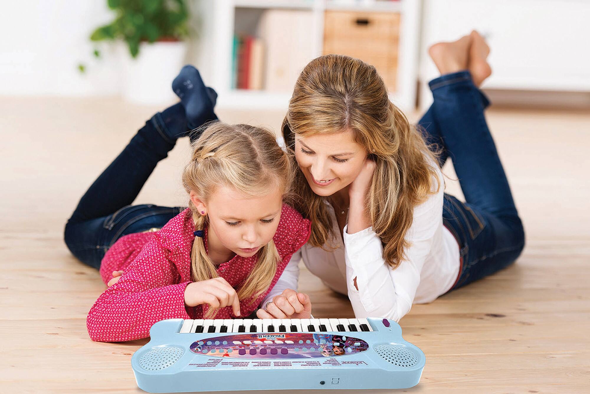 Alt View 4. Lexibook - Disney Frozen Electronic Piano Keyboard with Mic (32 Keys).