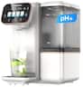 Hydrofast - B100 Countertop Reverse Osmosis Water Filter System, 6 Stage Filtration, Room Temp, 3:1 Pure to Drain, UV Sterilization - White