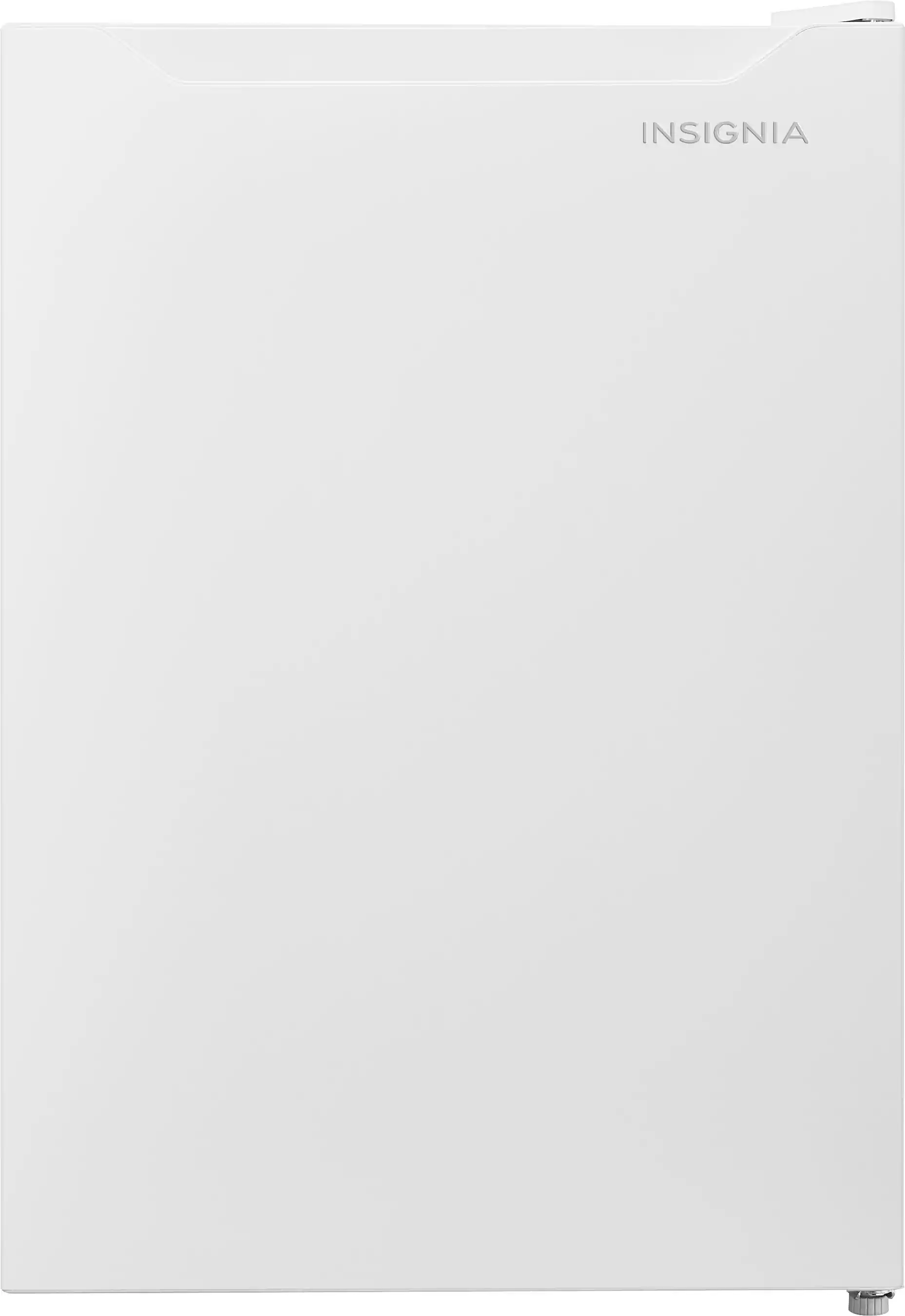 Front. Insignia™ - 2.7 Cu. Ft. Mini Fridge with Door Storage and ENERGY STAR Certification - White.
