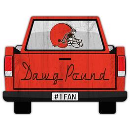 Fan Creations - Cleveland Browns 12'' x 12'' Truck Back D-cor - Multicolor