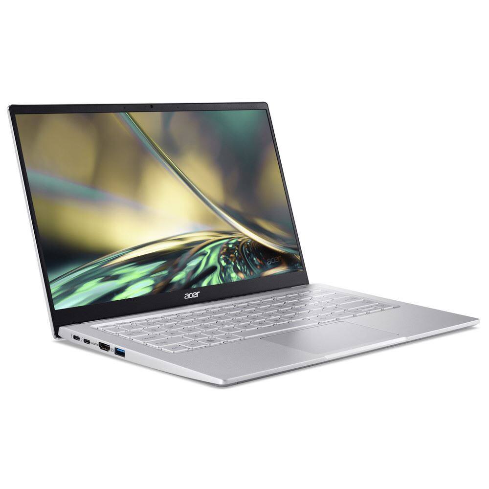 Angle. Acer - Swift 3 SF314-512-78JG 14" Laptop Intel Core i7-1260P 2.10GHz 16GB RAM 512GB SSD Windows 11 Home - Silver.