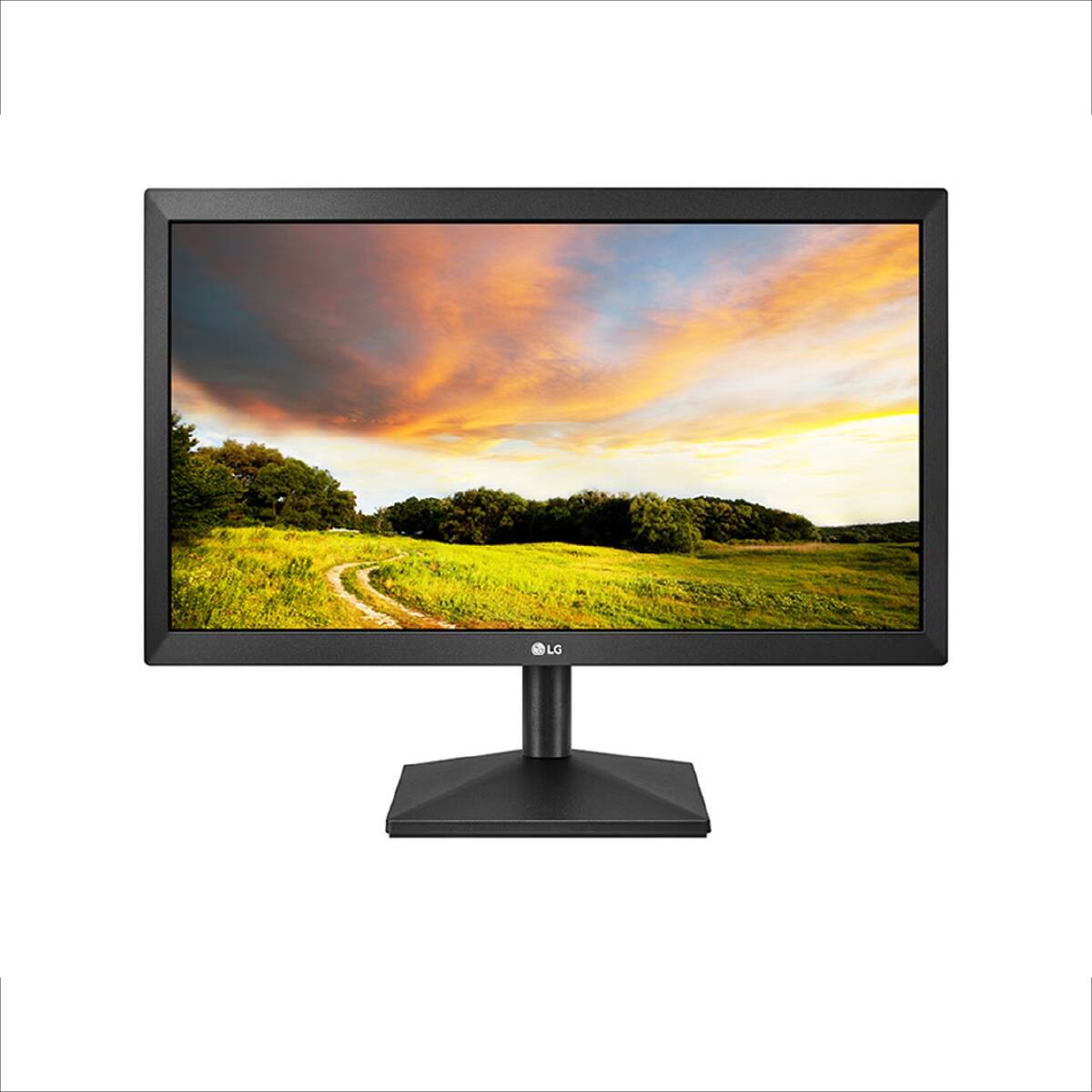 Front. LG - LG 20MK40L 19.5 LED Full HD Monitor 1366 x 768 - Black.