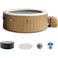Intex - Sahara Inflatable Hot Tub - 6 Person - Front_Zoom