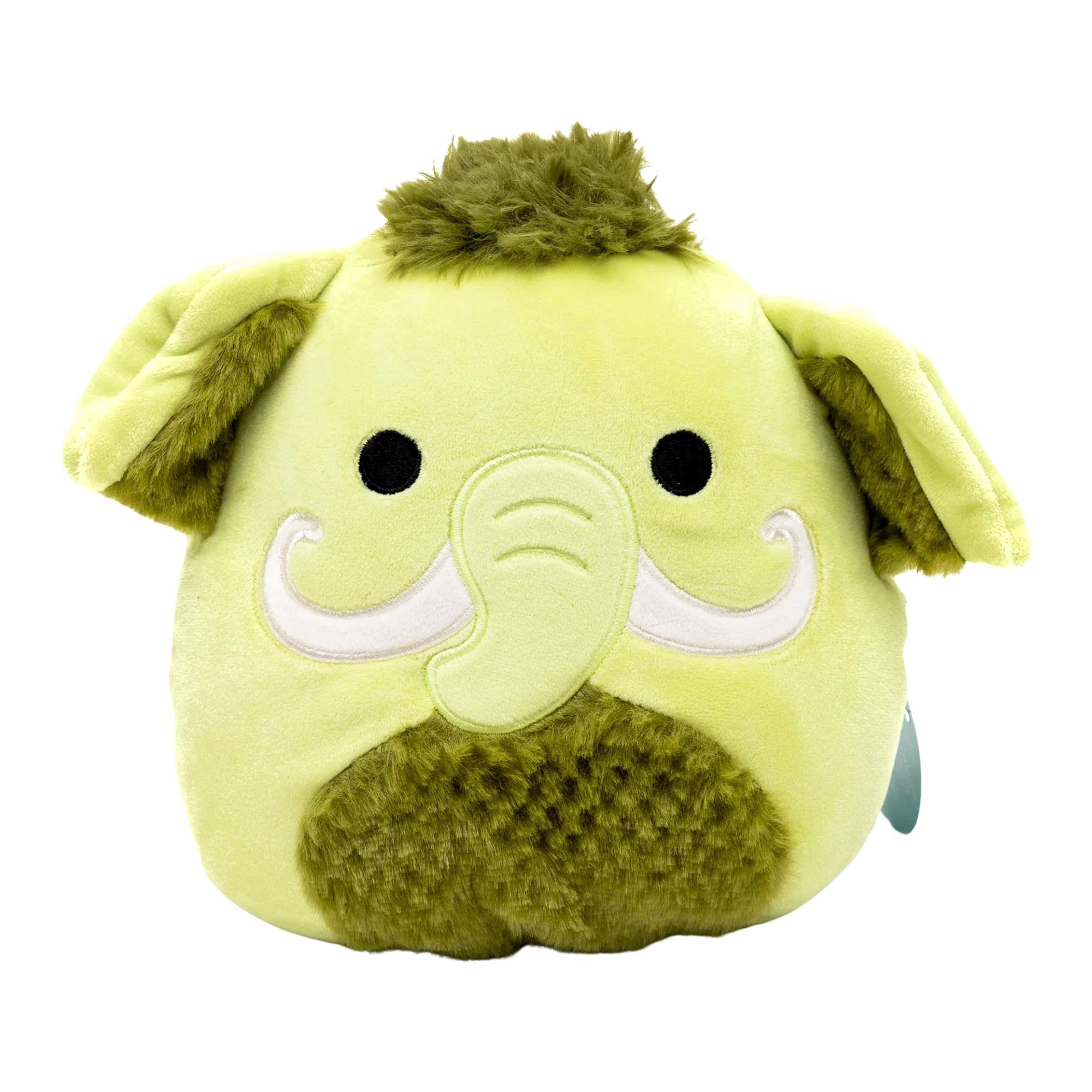 Front. Kellytoy - Squishmallow Cozy Squad 8 Inch Plush | Farhad the Green Wooly Mammoth - Green.