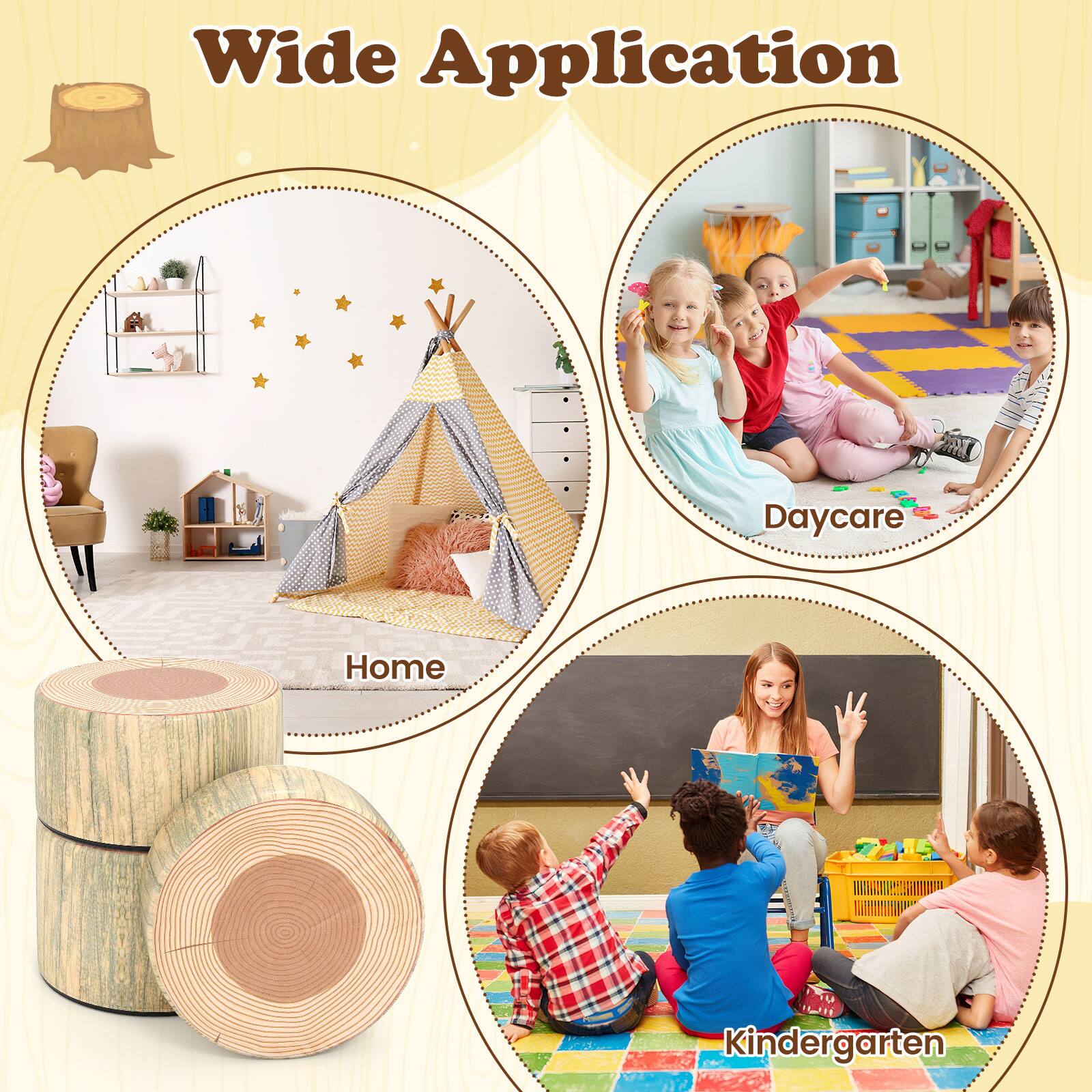 Wide Application  
Daycare  
Home  
Kindergarten