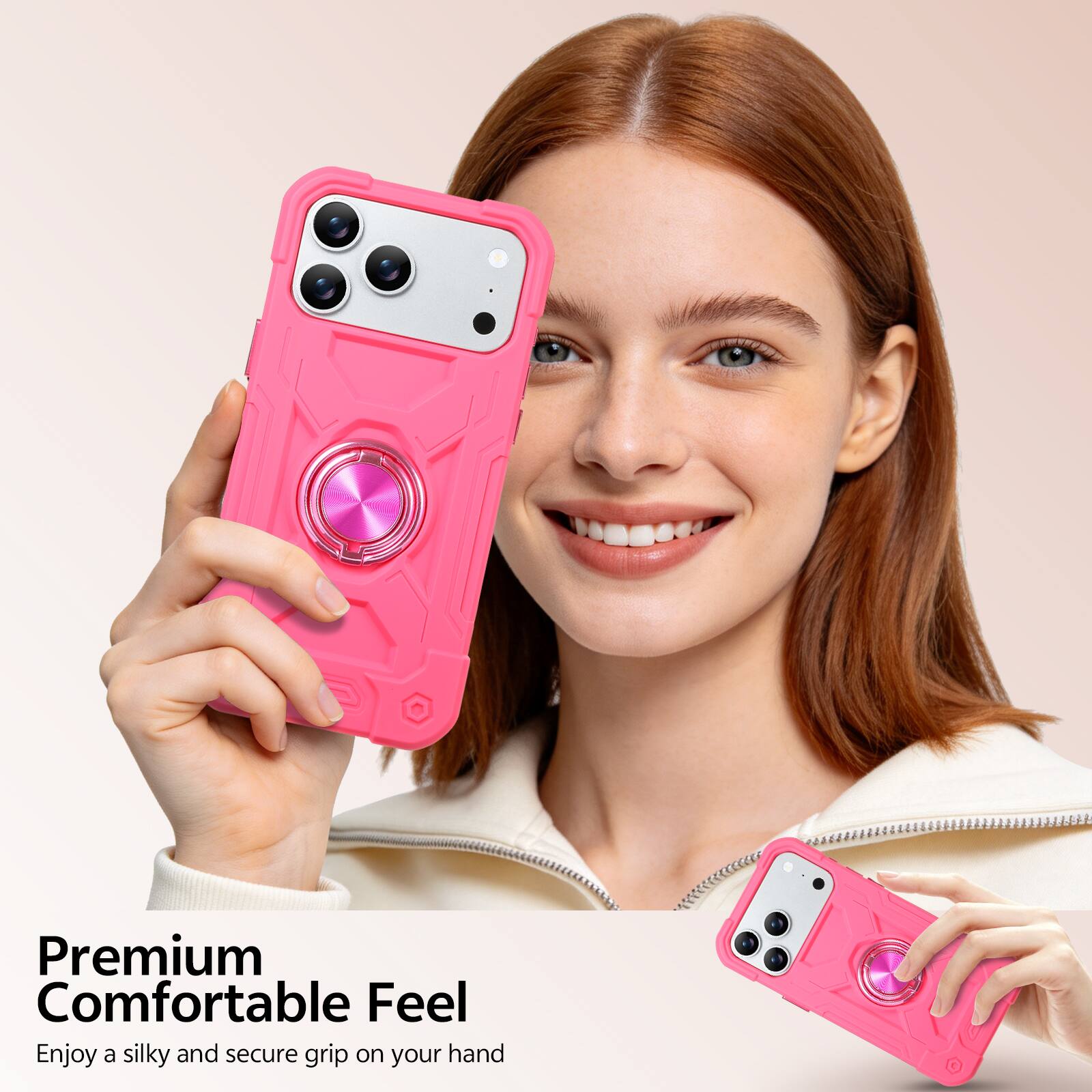 Premium Comfortable Feel  
Enjoy a silky and secure grip on your hand