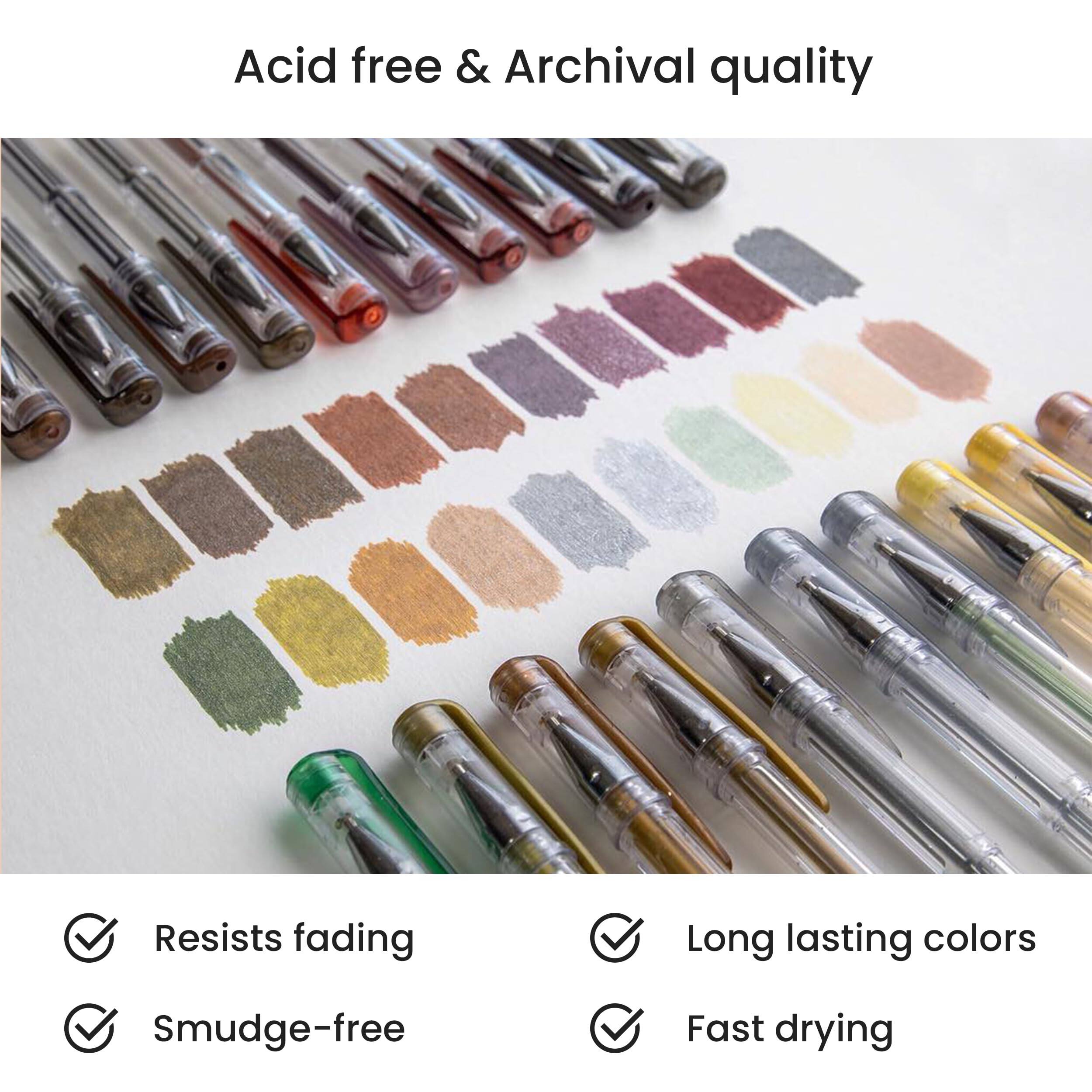 Acid free & Archival quality

- Resists fading
- Long lasting colors
- Smudge-free
- Fast drying