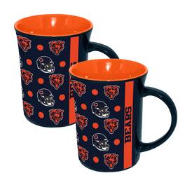The Memory Company - Chicago Bears Two-Pack 15oz. Line Up Ceramic Mugs - Multicolor