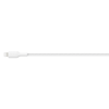 Front. Belkin - BOOST↑CHARGE Braided PCR USB-A to Lightning Cable 1M 2-Pack - White.