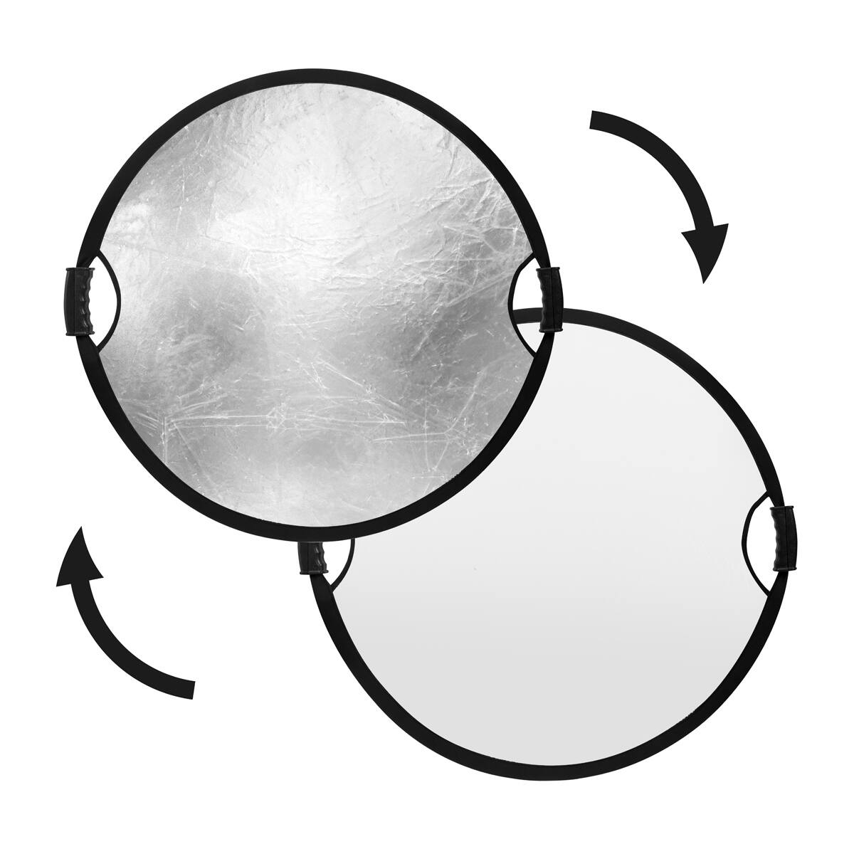 "Glow - Circular Collapsible Reflector with Handles (32"", Silver/White)" price history on PriceWatchPro