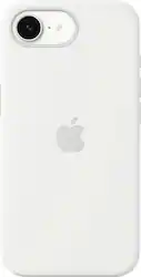 Apple - iPhone 16e Silicone Case - White - Front_Zoom