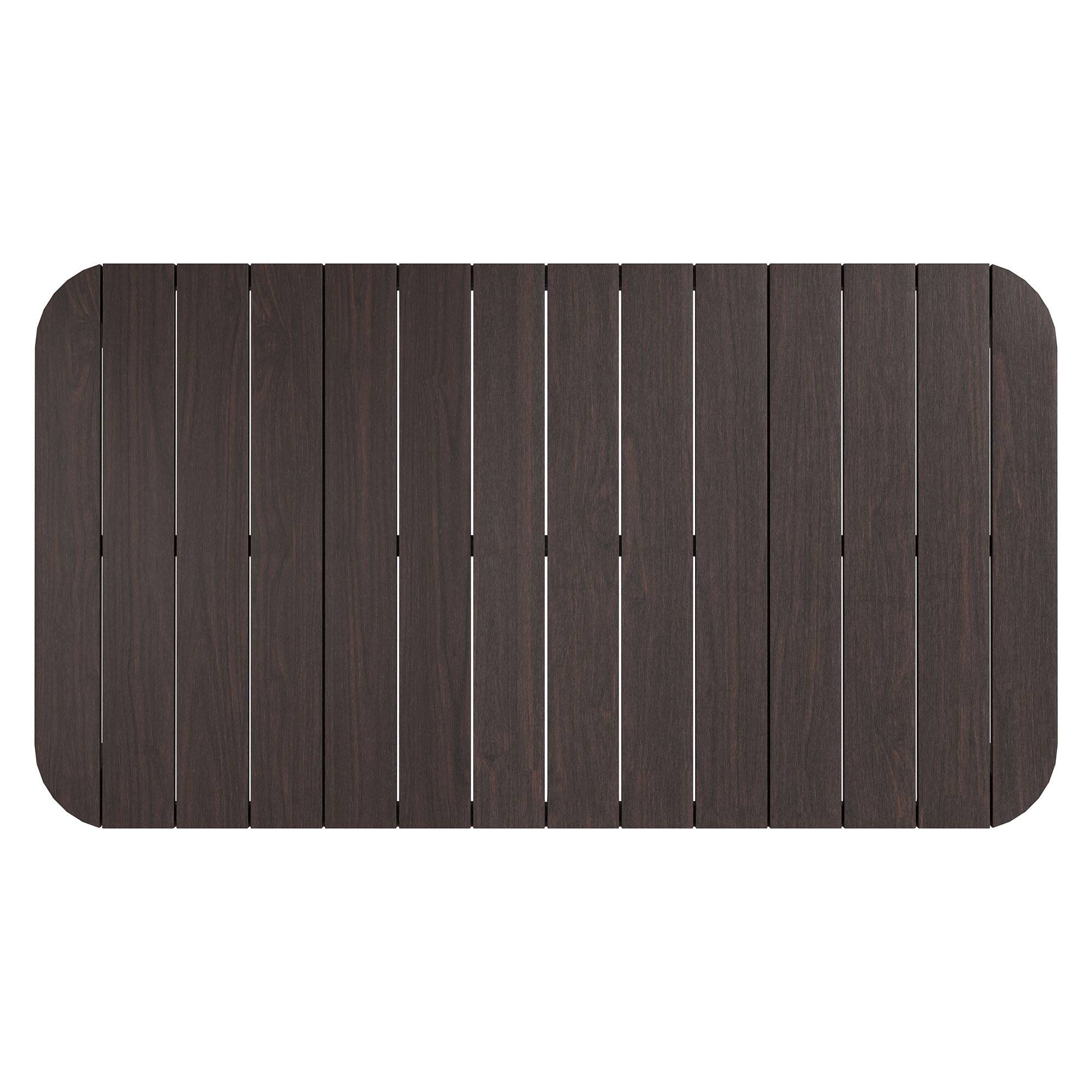 Alt View 4. Modway - Kona 47 Inch Outdoor Teak Wood Coffee Table by Modway - Dark Brown.