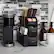 Left. Mind Reader - Cup and Condiment Station, Countertop Organizer, Coffee Bar, Kitchen, Stirrers, 5.35"L x 11.25"W x 11.15"H - Black.