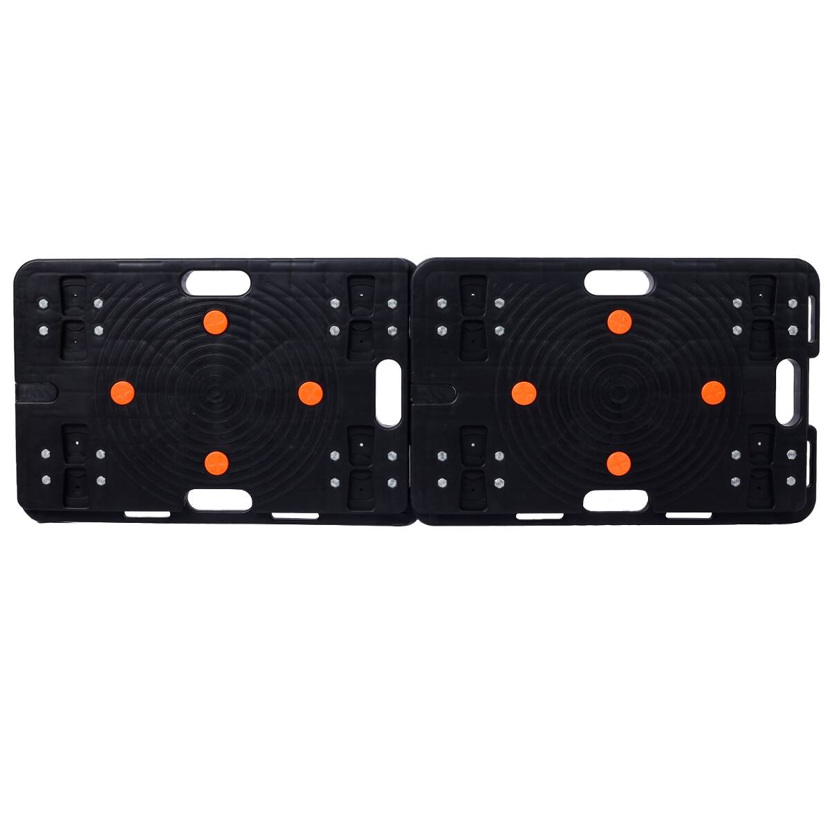 Alt View 3. Ropilly - Ropilly Interlocking Moving Dolly Set of Four Heavy Duty Furniture Mover Carts with Wheels 330 lb Capacity Each - Black.