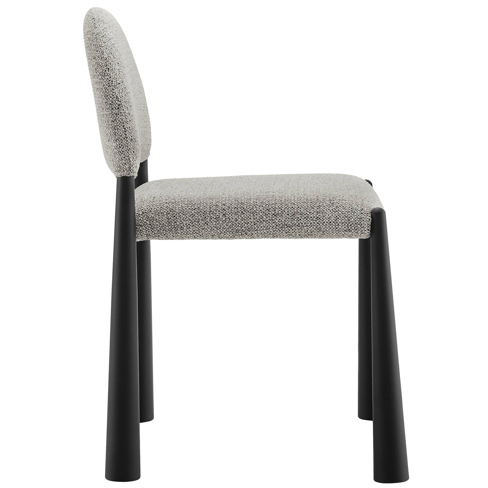 Alt View 1. Modway - Hayley Upholstered Fabric Dining Side Chair by Modway - Brown.