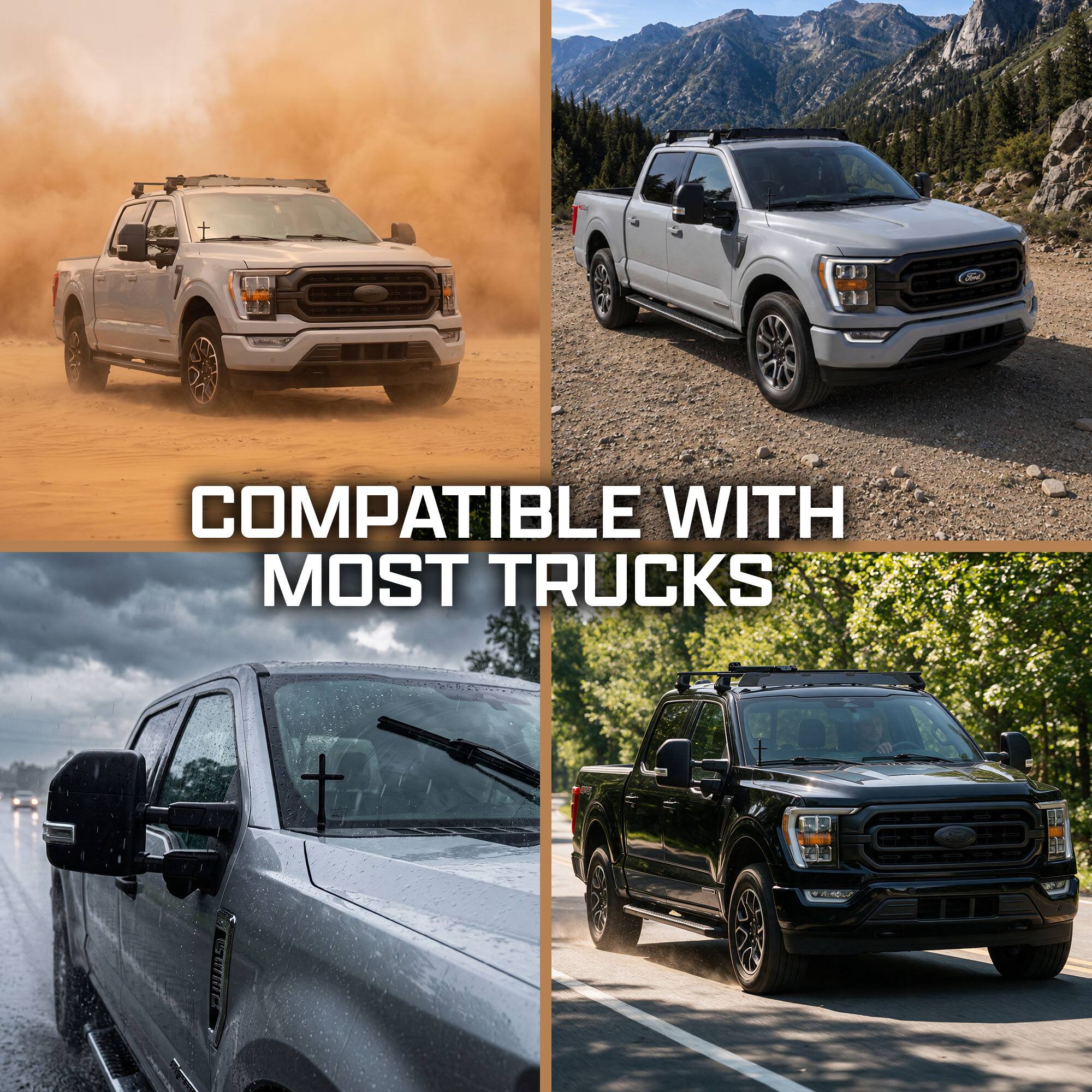 COMPATIBLE WITH MOST TRUCKS
