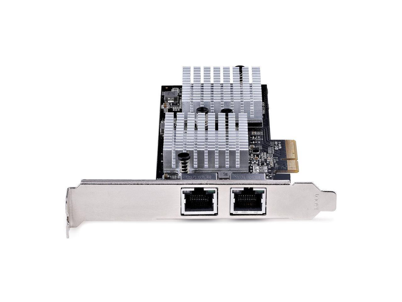 Alt View 2. StarTech.com - StarTech.com 2-Port 10Gbps PCIe NIC w/Jumbo Frame.