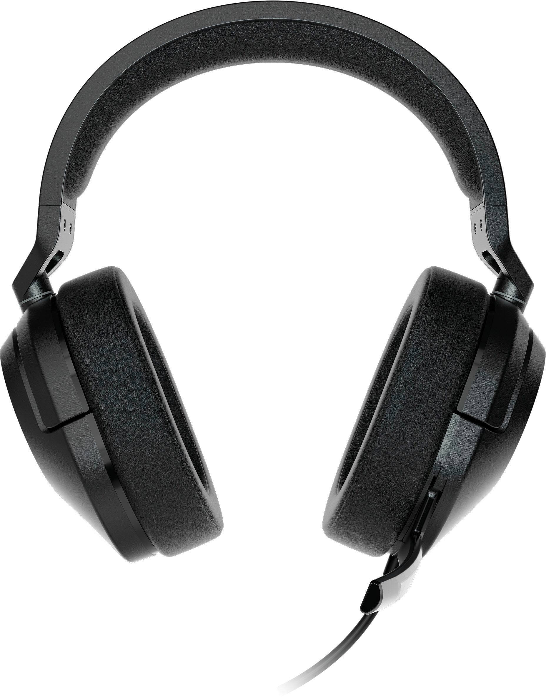 Alt View 11. CORSAIR - HS55 SURROUND v2 Wired Gaming Headset for PC, Mac, PS5, PS4, Xbox, Switch, and Mobile - Carbon.