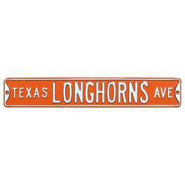 Authentic Street Signs - Texas Longhorns 6'' x 36'' Steel Street Sign - Multicolor