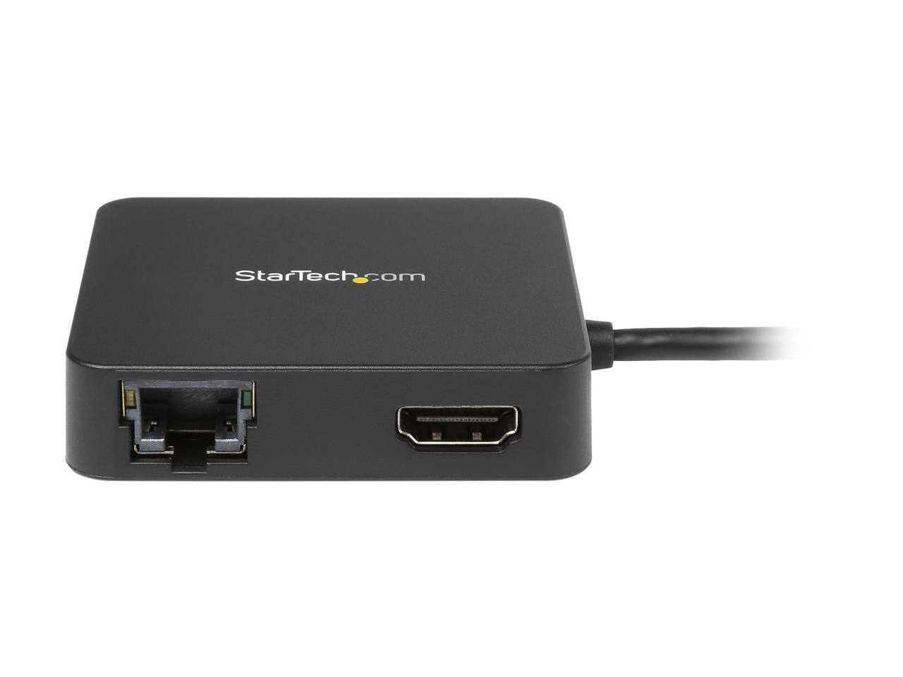 Alt View 1. StarTech.com - StarTech.com DKT30CHD USB-C to 4K HDMI/USB 3.0/Gigabit Ethernet Powered Adapter.