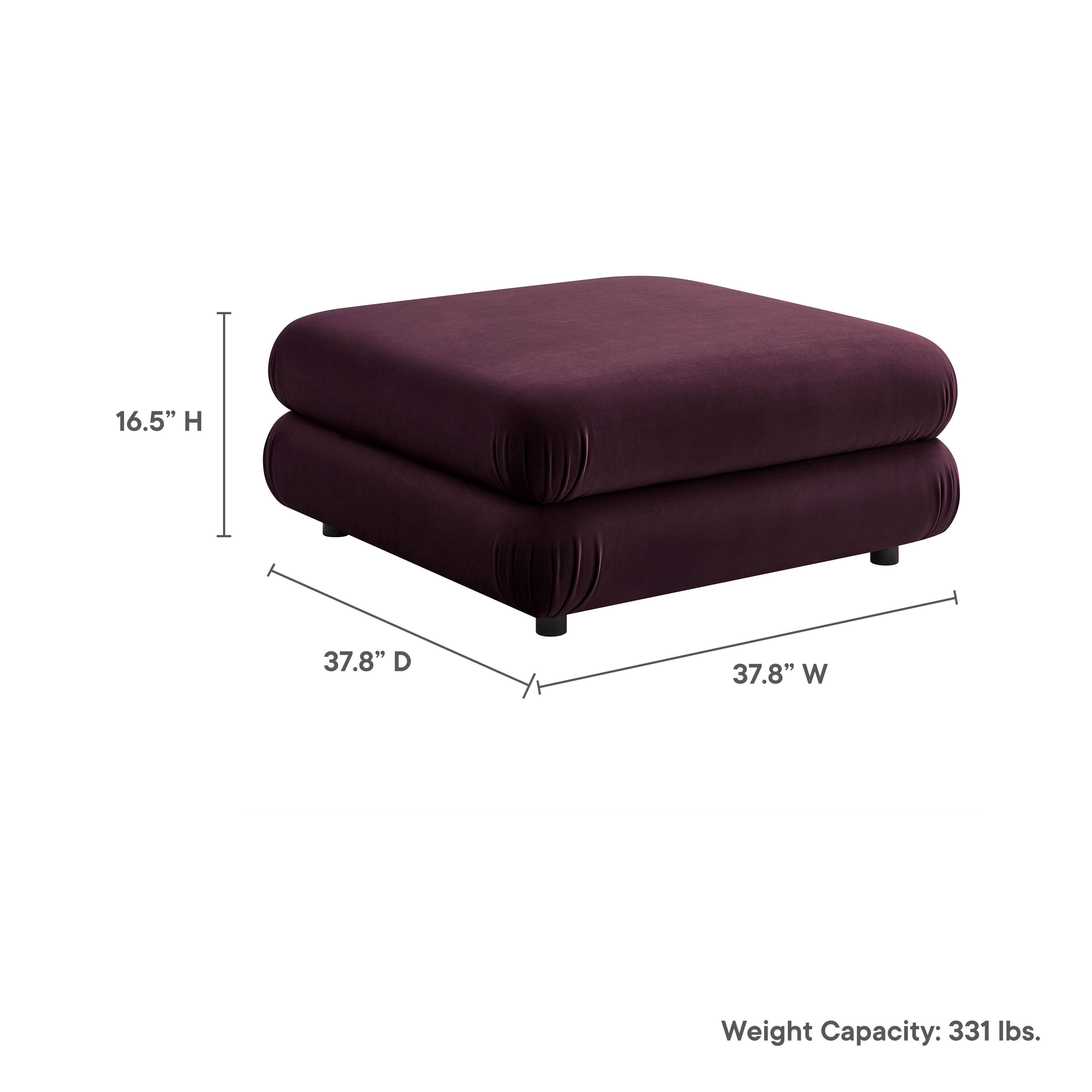 16.5" H  
37.8" D  
37.8" W  
Weight Capacity: 331 lbs.
