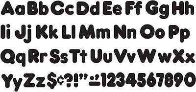 TREND Enterprises Red, 7-in, Billboard Uppercase Ready Letters, 3 Packs TREND Enterprises Red, 7-in, Billboard Uppercase Ready Letters, 3 Packs