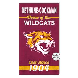 Jardine - Bethune-Cookman Wildcats 11'' x 20'' Home Of The Sign - Maroon