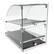 Back. Koolmore - 23 in. Commercial Countertop Bakery Display Case with Front Curved Glass and Rear Door, 2.4 cu. ft. DC-2CN - Silver.