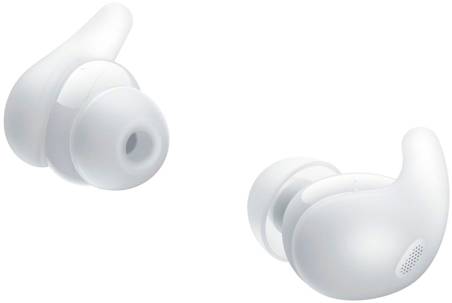 Angle. Sony - LinkBuds Fit True Wireless Noise Canceling Earbuds - White.