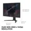 The text on the image reads: "OLED QHD (2560 x 1440p) Resolution."