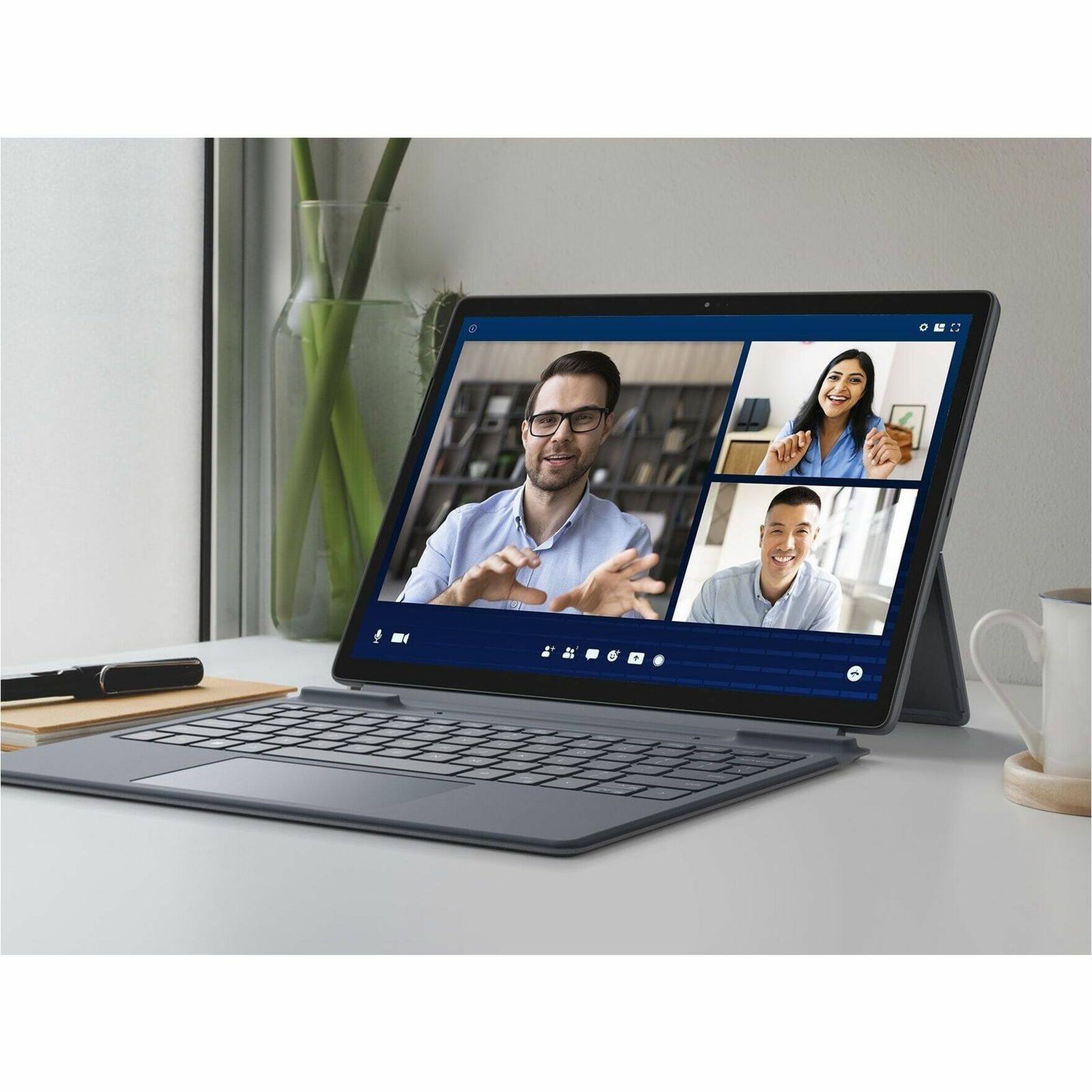 Alt View 35. Dell - Latitude - 13" - Tablet - 256 GB - River Light Solid, Gray.