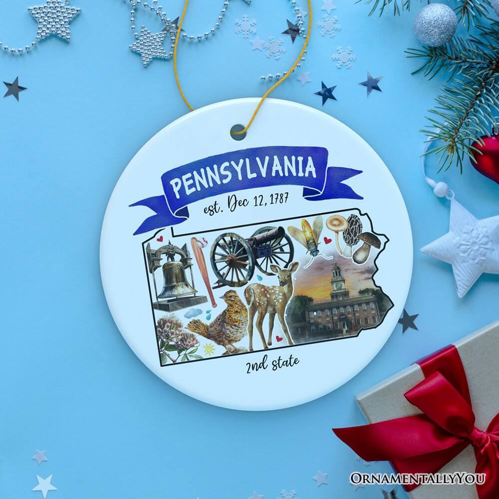 PENNSYLVANIA  
est. Dec 12, 1787  
2nd state  

ORNAMENTALLY YOU