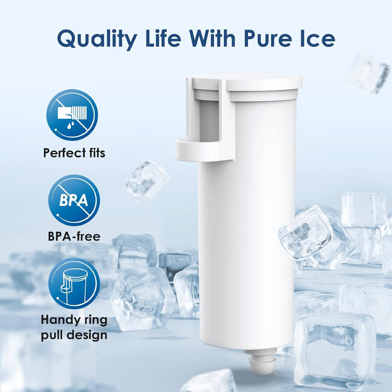 Quality Life With Pure Ice

- Perfect fits
- BPA-free
- Handy ring pull design