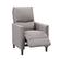 Alt View 11. CorLiving - Alder Manual Fabric Recliner - Light Grey.