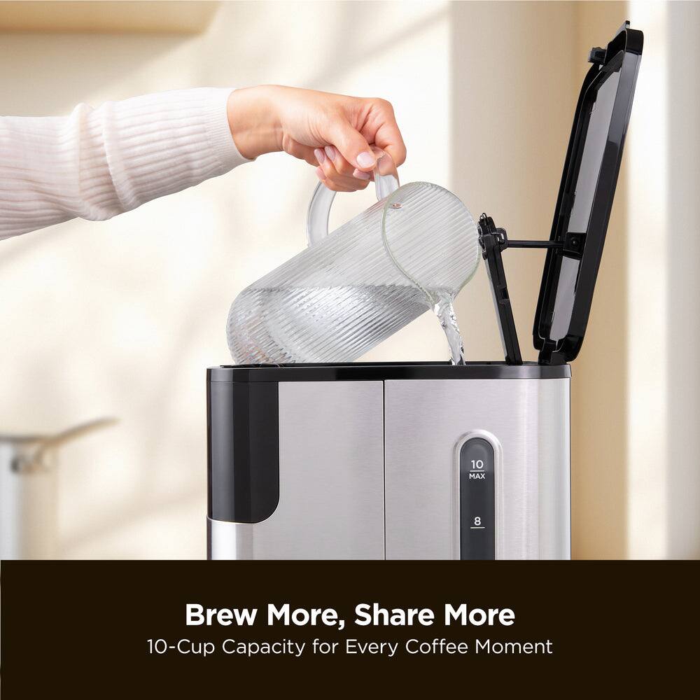 Brew More, Share More  
10-Cup Capacity for Every Coffee Moment