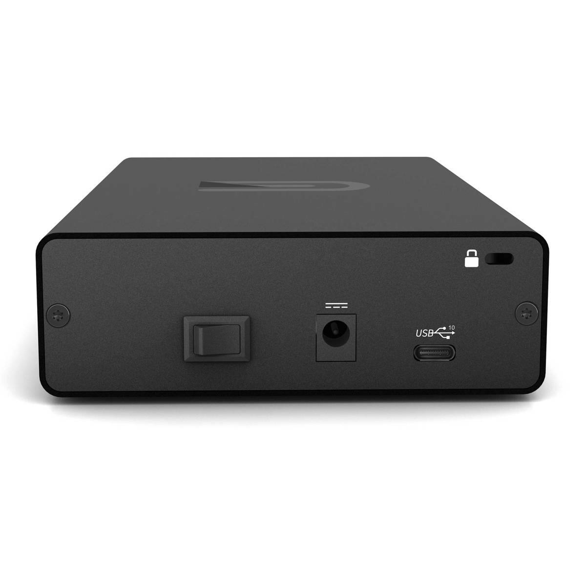 Alt View 5. Glyph Technologies - Glyph Technologies Blackbox PRO Enterprise USB-C 3.2 Gen 2 External HDD - Black.