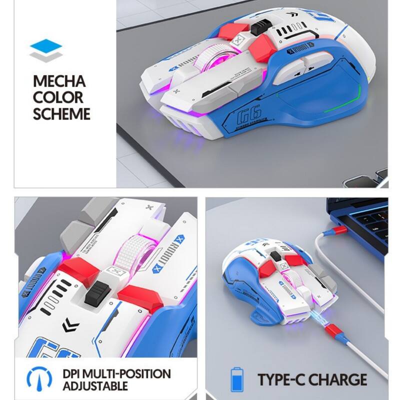 MECHA COLOR SCHEME

G6 ROBOT

DPI MULTI-POSITION ADJUSTABLE

TYPE-C CHARGE