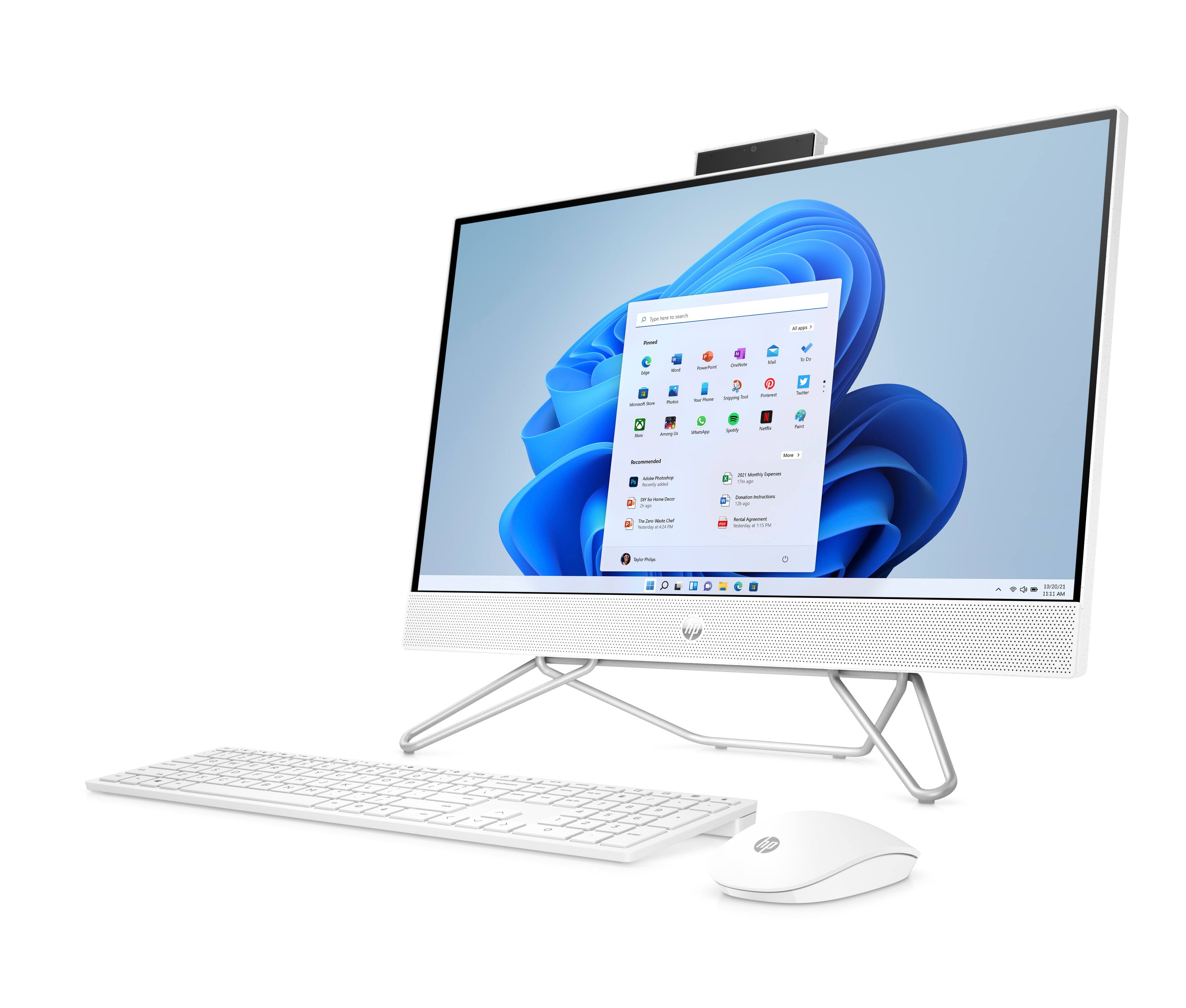 デスクトップパソコン HP24-ck0000Aio スターリーホワイト 見よ