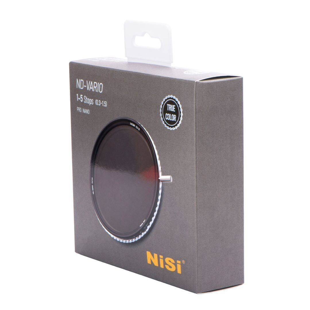 ND-VARIO  
1-5 Stops (0.3-1.5)  
PRO NANO  
TRUE COLOR  
NiSi