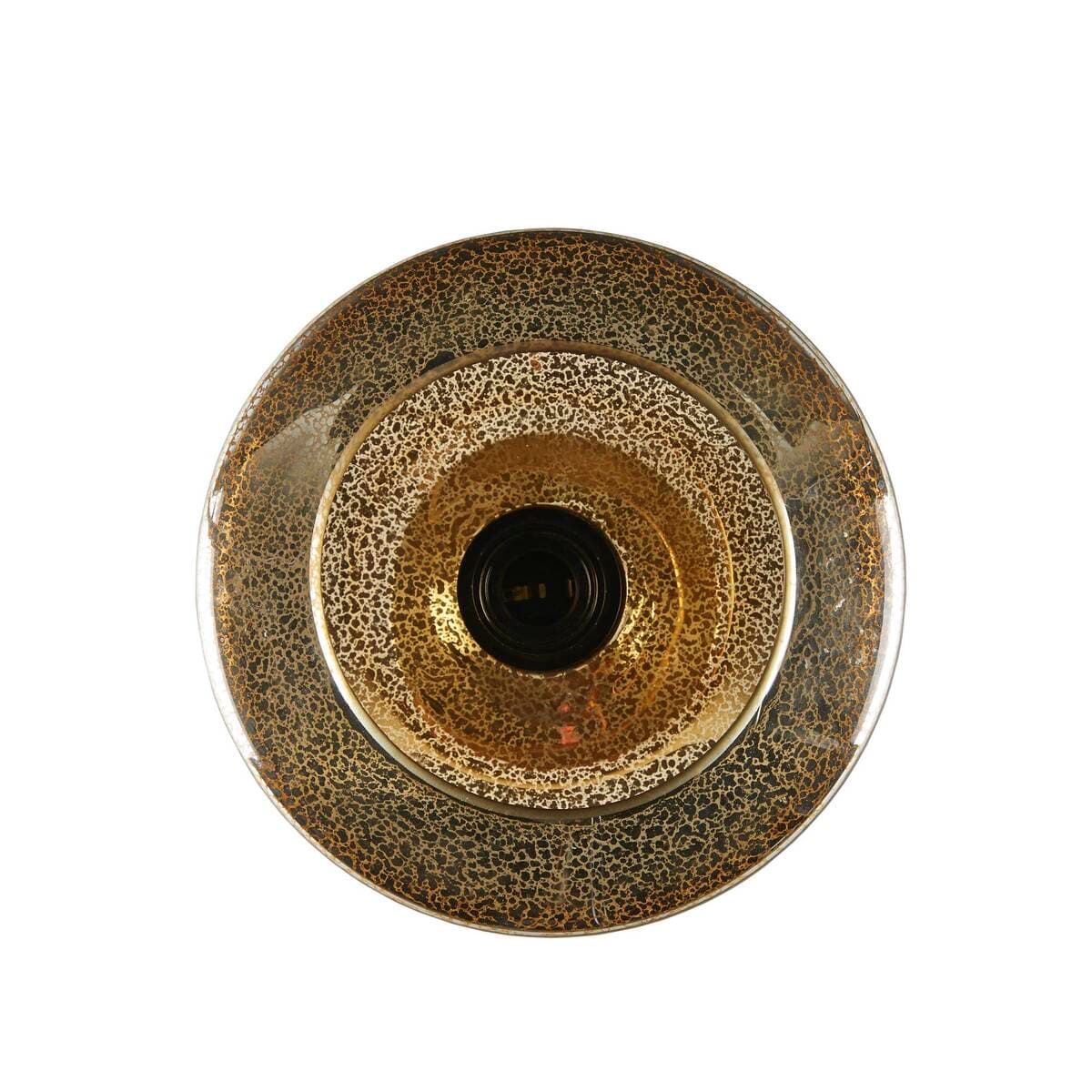 Alt View 1. Luckbyte - 17" Gold Mercury Glass Table Lamp.