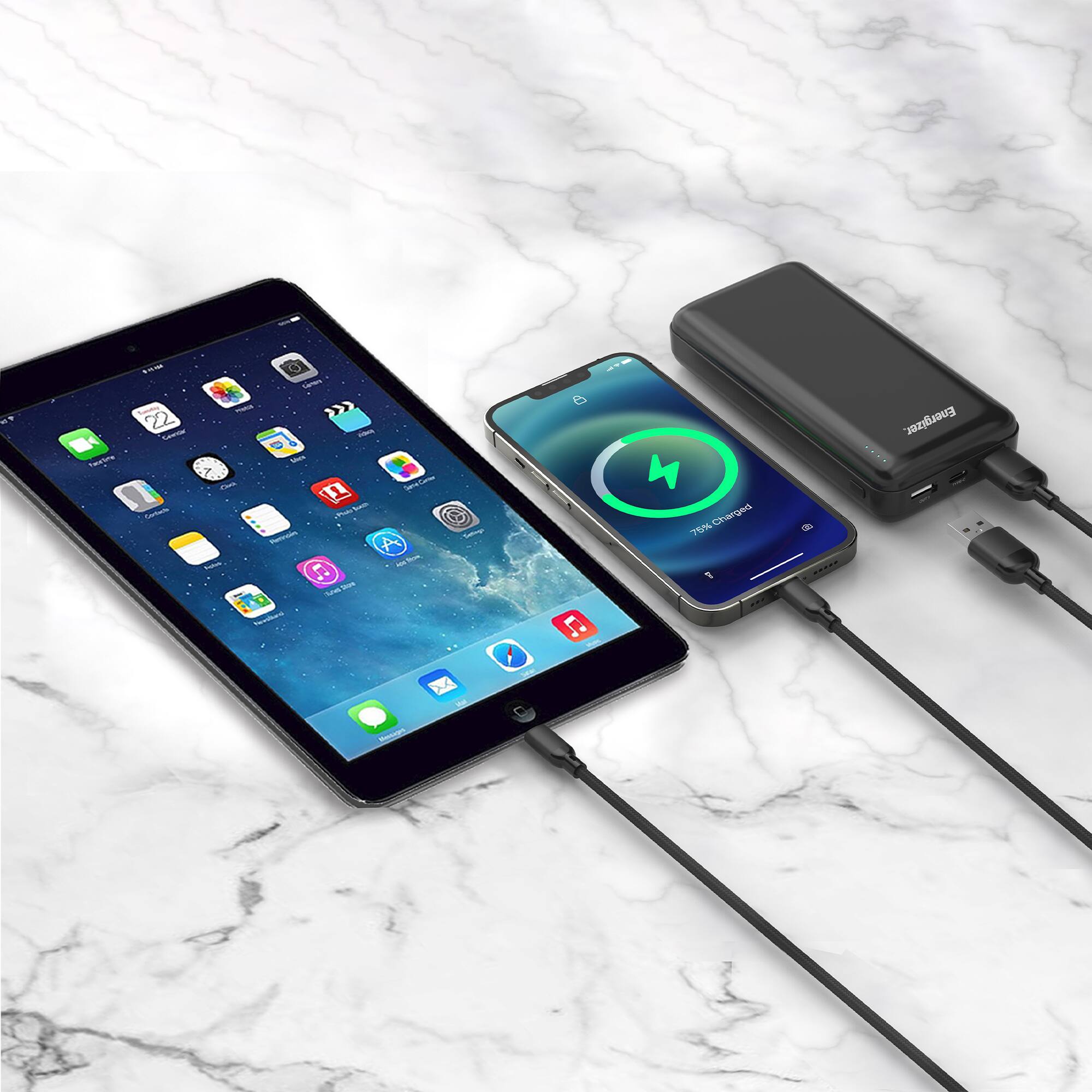 VAM 22 > - Energizer. e FiEL 1 - N W - Tuen 4 - G C7 Charger 75%