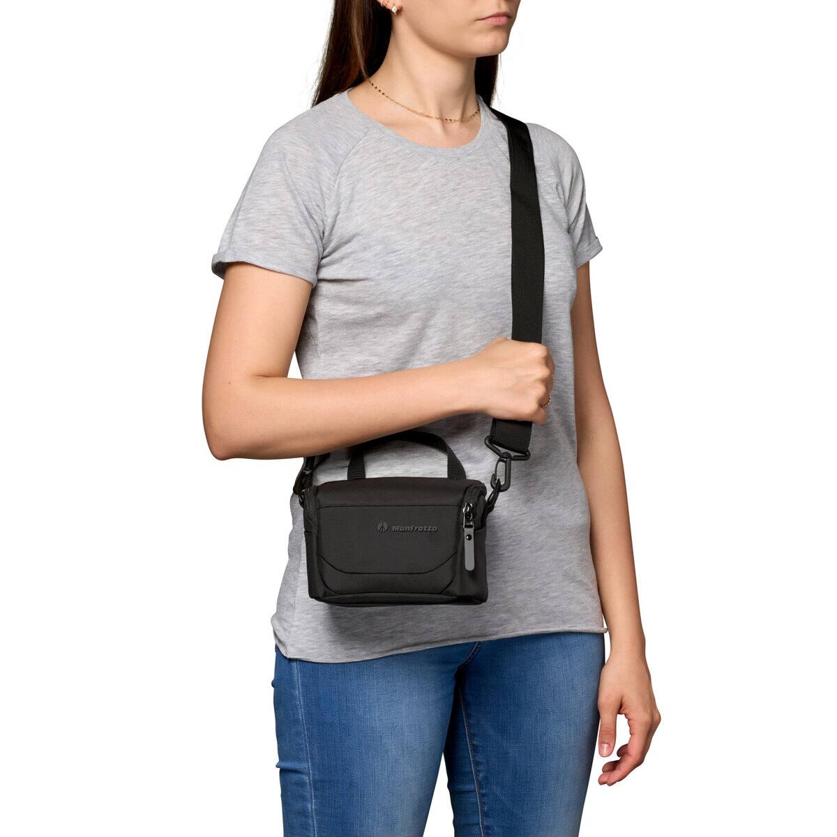 Alt View 8. Manfrotto - Manfrotto Advanced III Shoulder Bag for DSLR/CSC Camera, XS, Black.